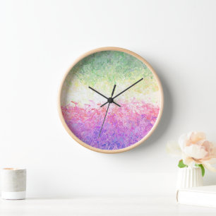 Trippy Groovy Boho Abstrakte Genderdoe Pride Flagg Uhr