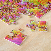 Trippy Groovy Funky Psychedelic Fraktal Burst Puzzle (Seite)