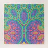 Trippy Groovy Mathematical Geometric Fraktal Tree Puzzle (Vertikal)