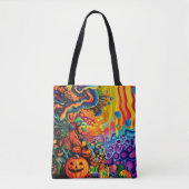 Trippy Halloween Tasche (Vorderseite)