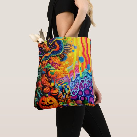 Trippy Halloween Tasche (Von Nahem)