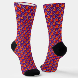 Trippy Heart Socken