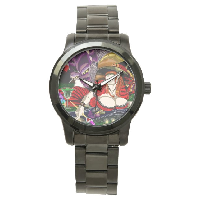 Trippy Hexen Watches Armbanduhr (Vorderseite)