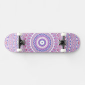 Trippy Hippie Boho Groovy Bohemisch Kaleidoscope Skateboard (Horizontal)