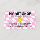 Trippy Hippie Business Card Visitenkarte (Vorderseite)