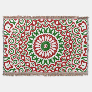 Trippy Hippie Groovy Boho Funky Weihnachten Mandal Decke