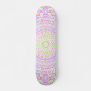 Trippy Hippie Mandala Skateboard