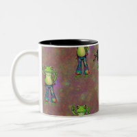 Trippy Hippie Psychedelic Frog Peace Retro Custom