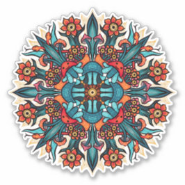 Trippy hippie psychedelic groovy mushroom komisch aufkleber