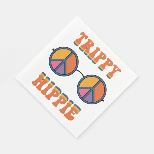 Trippy Hippie Serviette (Ecke)