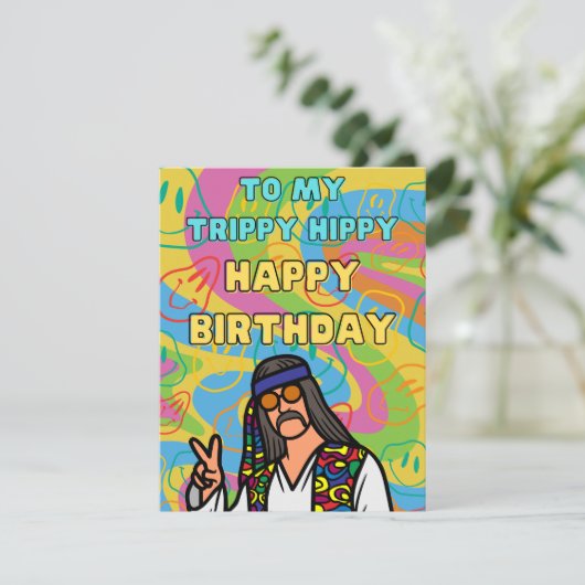 TRIPPY HIPPY BIRTHDAY (Stehend Vorderseite)
