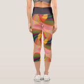 Trippy Hippy Capri Leggings (Rückseite)