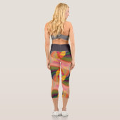 Trippy Hippy Capri Leggings (Rückseite)