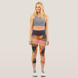 Trippy Hippy Capri Leggings