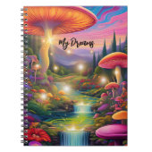 Trippy Hippy Fantasy Spiral Foto Notebook Notizblock (Vorderseite)