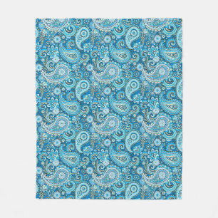 Trippy Hippy Paisley Fleece Blanket