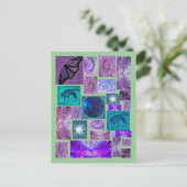 Trippy Hippy Postkarte (Stehend Vorderseite)