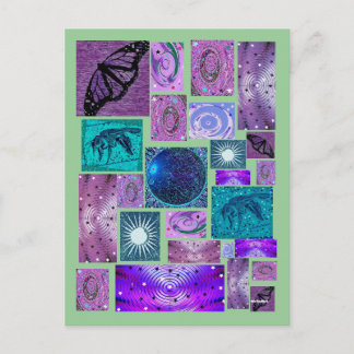 Trippy Hippy Postkarte