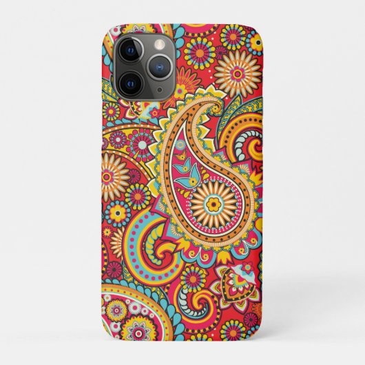 Trippy Hippy Retro Paisley Case-Mate iPhone Hülle (Rückseite)