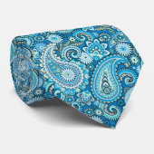 Trippy Hippy Retro Paisley Krawatte (Gerollt)