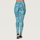Trippy Hippy Retro Paisley Leggings (Rückseite)