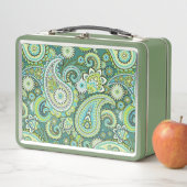 Trippy Hippy Retro Paisley Metall Brotdose (Beispiel)