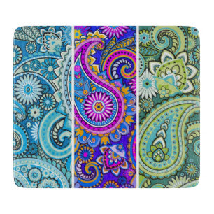Trippy Hippy Retro Paisley Schneidebrett