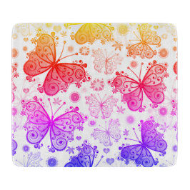 Trippy Hippy Retro Paisley Schneidebrett