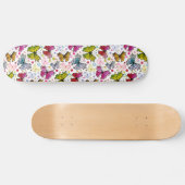 Trippy Hippy Retro Paisley Skateboard (Horizontal)