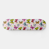 Trippy Hippy Retro Paisley Skateboard (Horizontal)
