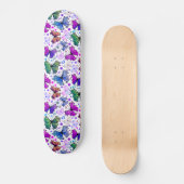 Trippy Hippy Retro Paisley Skateboard (Vorderseite)