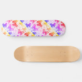Trippy Hippy Retro Paisley Skateboard (Horizontal)