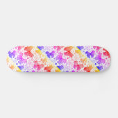 Trippy Hippy Retro Paisley Skateboard (Horizontal)