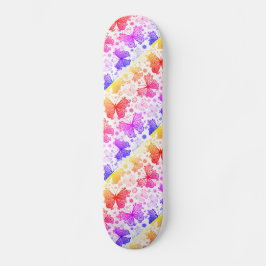 Trippy Hippy Retro Paisley Skateboard