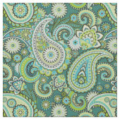 Trippy Hippy Retro Paisley Stoff (Nahaufnahme)
