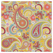 Trippy Hippy Retro Paisley Stoff (Nahaufnahme)