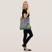 Trippy Hippy Retro Paisley Tasche (Am Model)