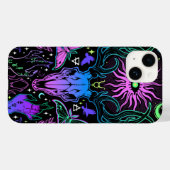 Trippy-Hirschschädel Case-Mate iPhone Hülle (Rückseite (Horizontal))