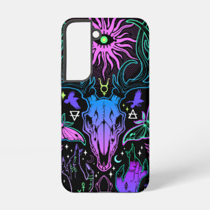 Trippy-Hirschschädel Samsung Galaxy Hülle