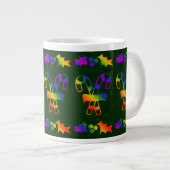 Trippy Holly Canes Jumbo-Tasse (Vorderseite Rechts)