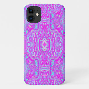Trippy Hot Pink und Aqua Blau abstraktes Muster Case-Mate iPhone Hülle