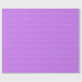 Trippy Hot Pink und Aqua Blue Abstrakt Pattern Geschenkpapier (Flach)