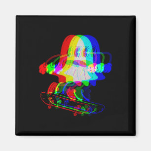 Trippy House Musik Geist Halloween Techno Rave Ska Magnet