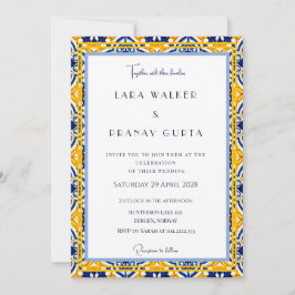 Trippy Inspiriert Spring Wedding Elegance Einladung
