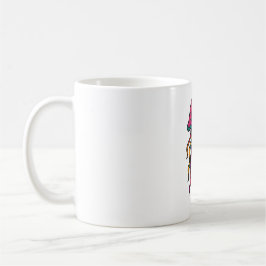 Trippy Jellyfish Tasse – Neon-Meeres-Vibes