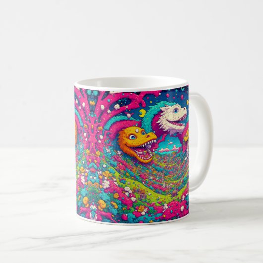 Trippy Kaffeetasse (VorderseiteRechts)