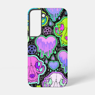 Trippy Katzen-Schädel Samsung Galaxy Hülle