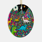 Trippy Keramik Ornament (Rechts)