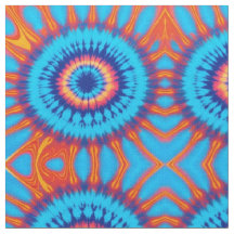Trippy-Krawatte Retro Blue & Orange