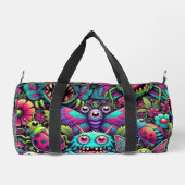 Trippy-Kreatur Duffle Bag (Rückseite)
